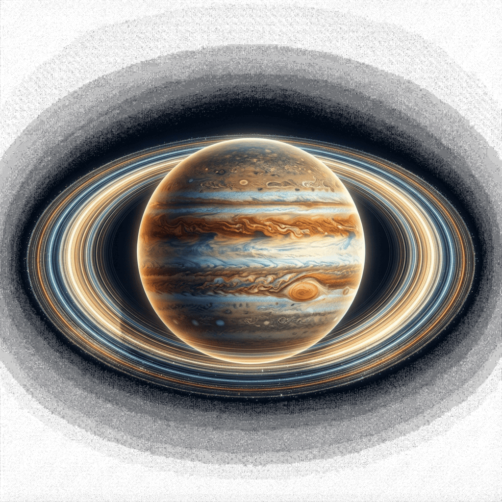 Full Ringed Planet